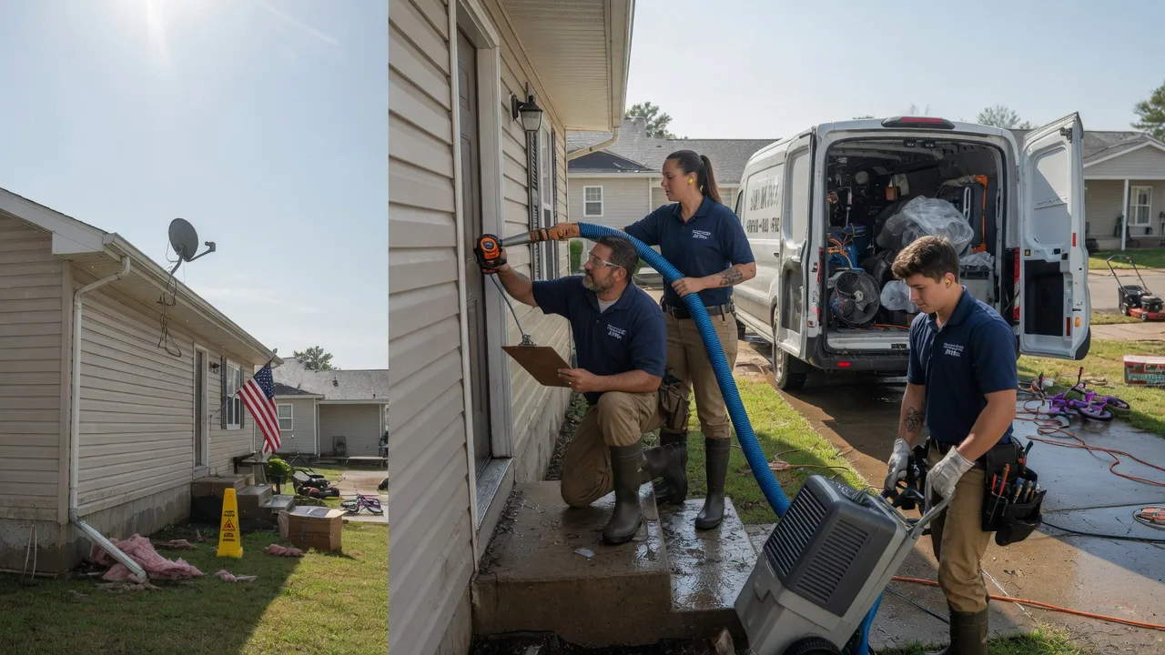 Ceiling Water Damage Restoration in New Home, TX near me